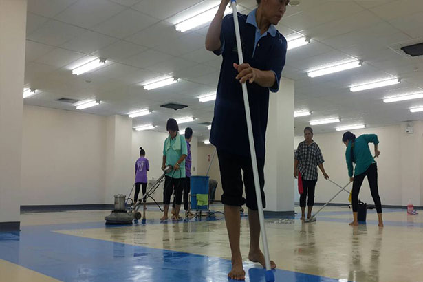 มืออาชีพทำความสะอาด